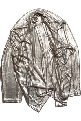 Hans Kupelwieser, Relief "Jacke", 2011, Guss Aluminium, 86 x 66 x 4 cm