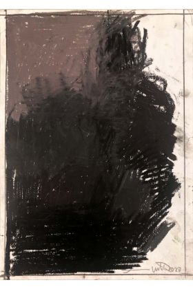 Hermann Nitsch, Ölkreide, 2020