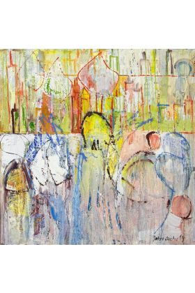 Jerry Fuchs, "Cantinetta", 2019, 100 x 100 cm