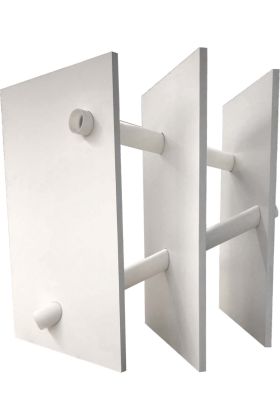 Markus Wilfling, Stabilisat,2022, Aluminium, Kunststoff, Lack, 185 x 50 cm