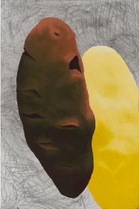 Wolfgang Walkensteiner, Köder, 2022, 150 x 110 cm