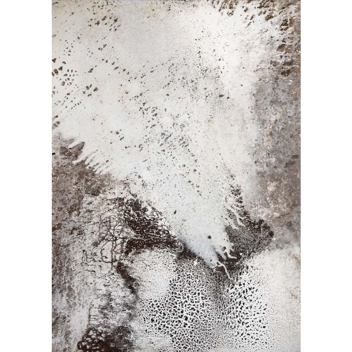 Thelma Herzl, O.T., 2018, Acryl und Bitumen auf Leinwand, 140 x 100 cm
