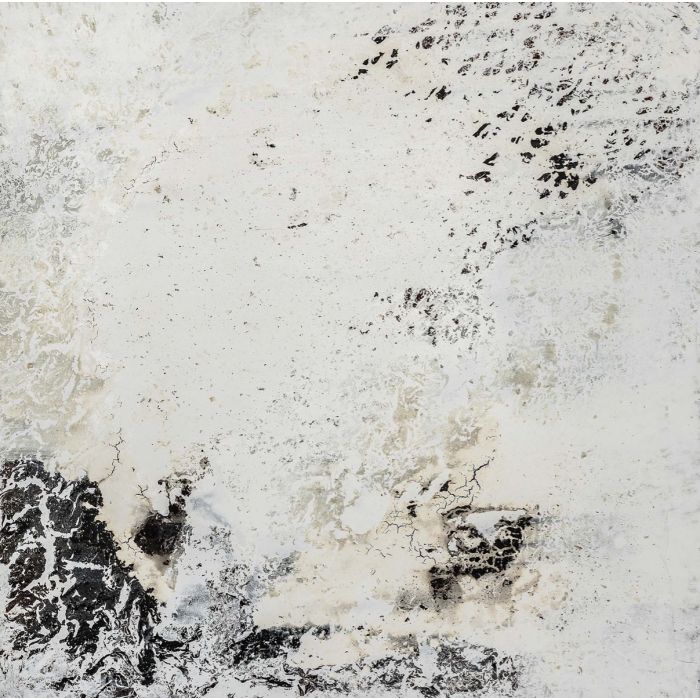 Thelma Herzl, O.T., 2020, Mischtechnik auf Leinwand, 100 x 100 cm