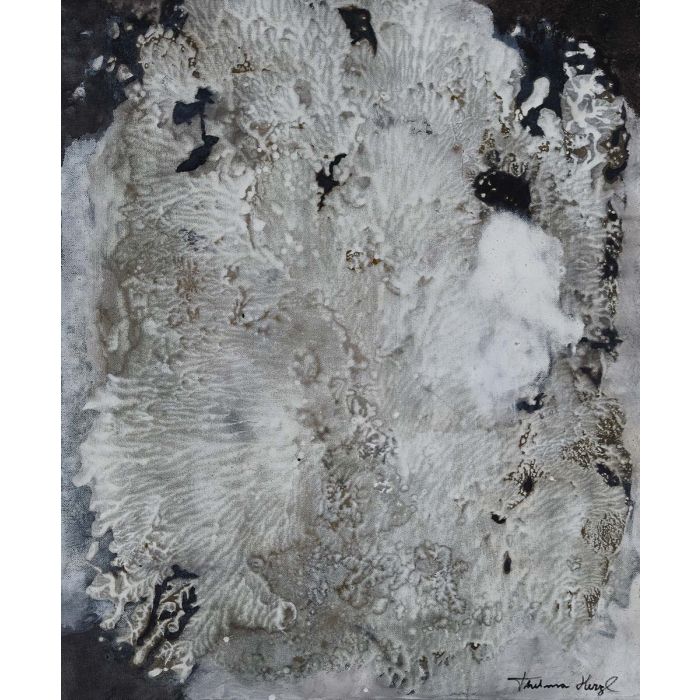 Thelma Herzl, O.T., 2020, Mischtechnik auf Leinwand, 60 x 50 cm 2